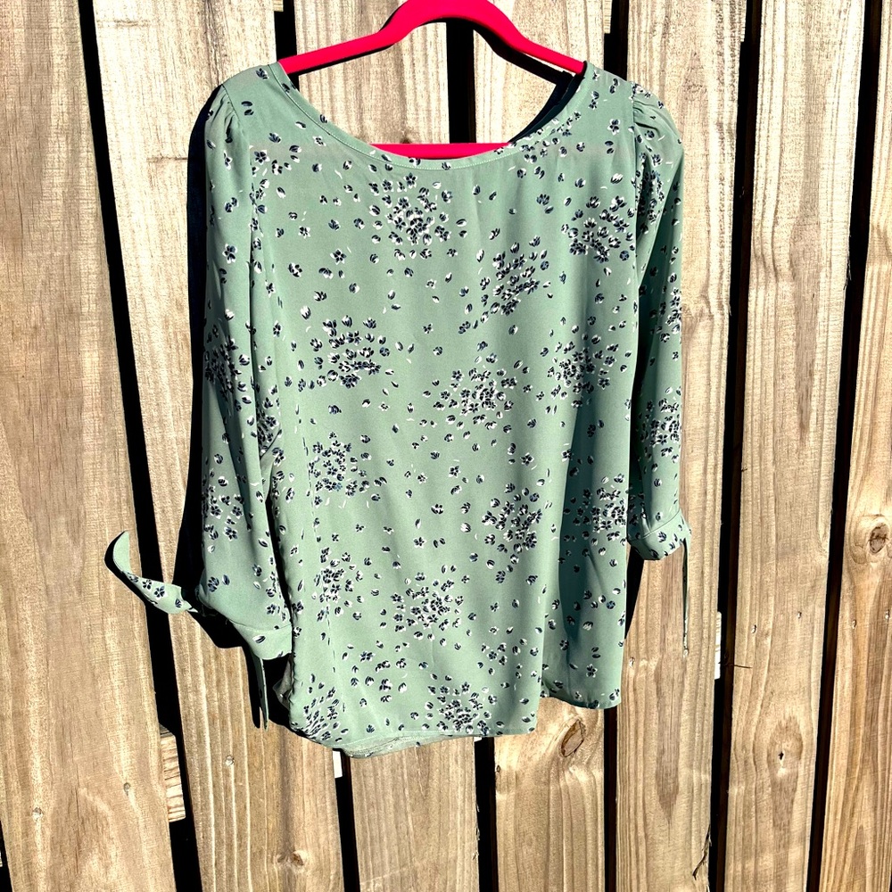 Medium Sage Green LOFT Blouse